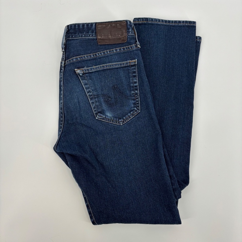 AG Adriano Goldschmied The Everett Slim Straight Jeans Dark Wash 30x32 1794LEDHG